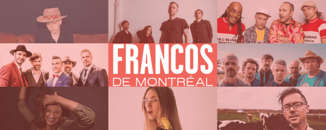 Hubert Lenoir,&nbsp;Salebarbes,&nbsp;Sara Dufour,&nbsp;Vulgaires Machins,&nbsp;Lydia K&eacute;pinski,&nbsp;Ludwig Von 88,&nbsp;Carott&eacute; et&nbsp;Keith Kouna aux Francos de Montr&eacute;al