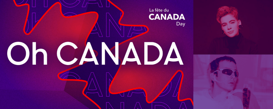 Roxane Bruneau et Hubert Lenoir à la Fête du Canada