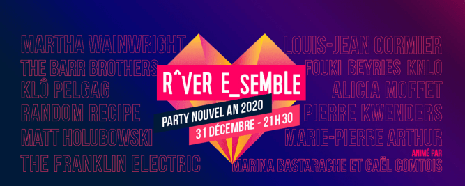 Kl&ocirc; Pelgag et&nbsp;The Franklin Electric au Party du Nouvel An &agrave; Montr&eacute;al