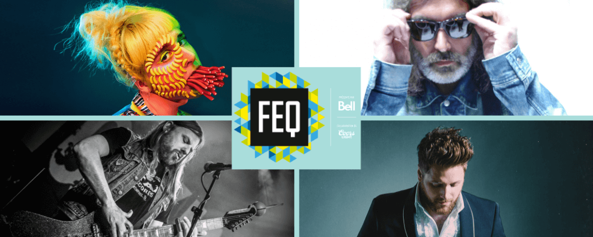 Klô Pelgag, Michel Pagliaro, Steve Hill et Matt Lang au Festival d'été de Québec