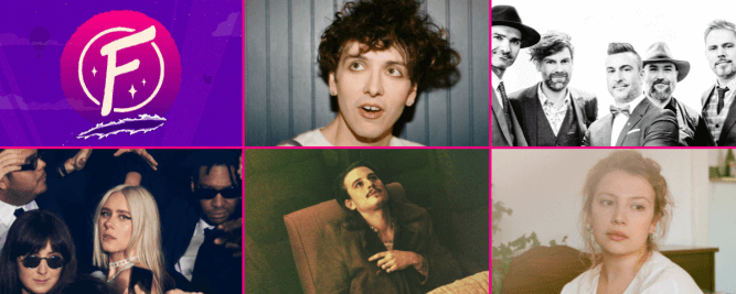 Hubert Lenoir,&nbsp;Salebarbes,&nbsp;Lydia K&eacute;pinski,&nbsp;Elliot Maginot et&nbsp;Lysandre au Festif!
