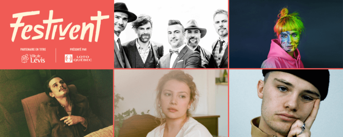 Salebarbes, Klô Pelgag, Elliot Maginot, Aswell et Lysandre au Festivent