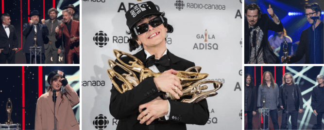 Hubert Lenoir triomphe au Gala ADISQ 2022,&nbsp;Salebarbes,&nbsp;Kl&ocirc; Pelgag et&nbsp;Half Moon Run &eacute;galement r&eacute;compens&eacute;s