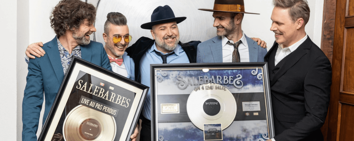 Salebarbes reçoit deux disques d'or