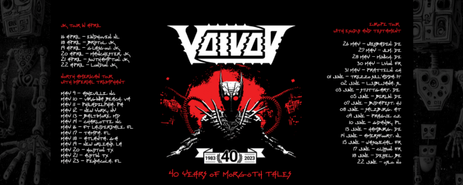 Vo&iuml;vod sur tous les fronts pour son 40&egrave;me anniversaire