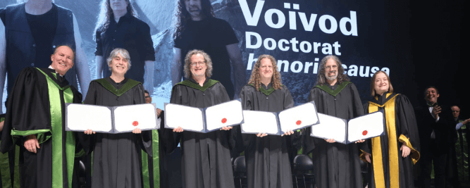 Vo&iuml;vod re&ccedil;oit un doctorat honoris causa de l&rsquo;UQAC