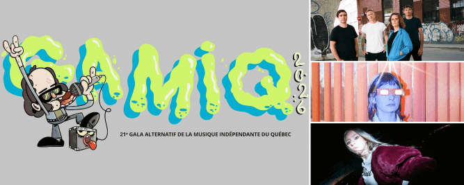Vulgaires Machins, Kl&ocirc; Pelgag et Lydia K&eacute;pinski en nomination au GAMIQ 2026